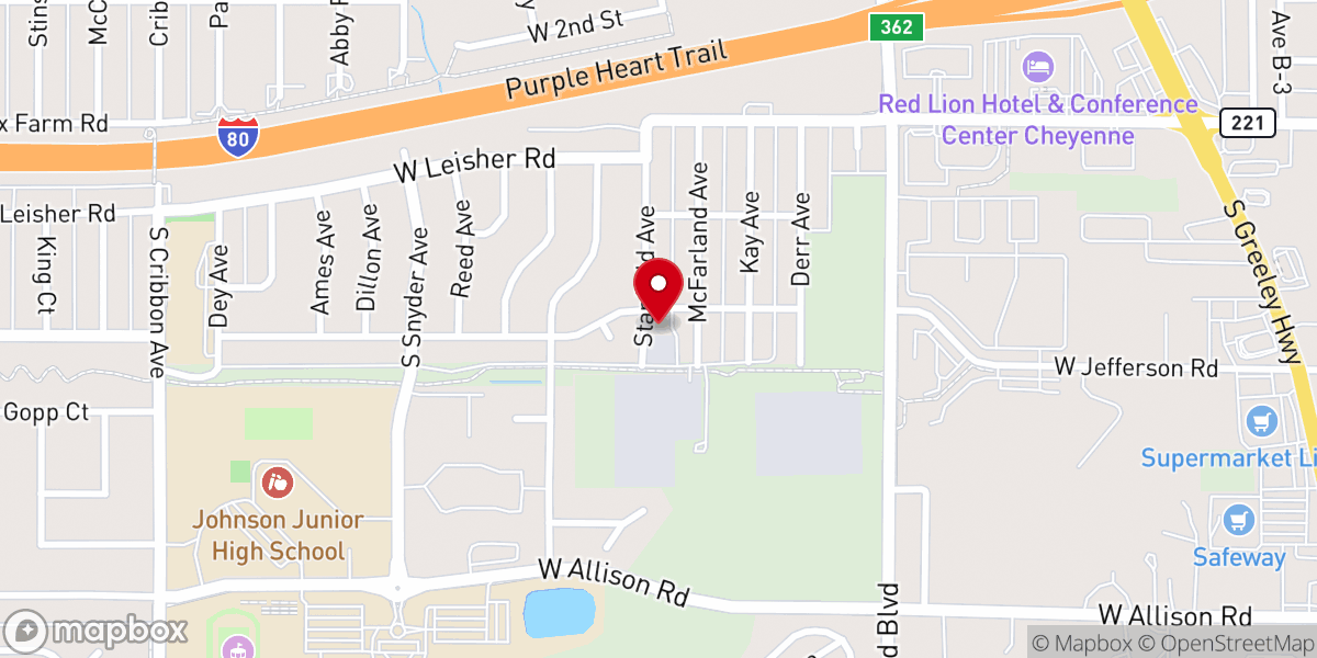 Map showing location of Beautiful Zion Church