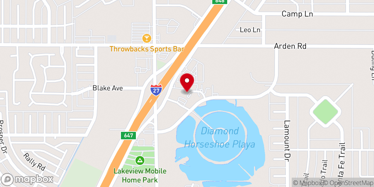Map showing location of Church of Christ
