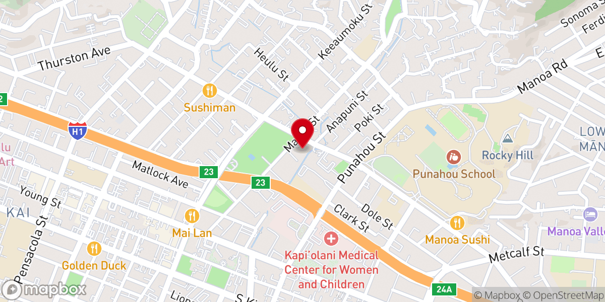 Map showing location of The Episcopal Parish of St. Clement