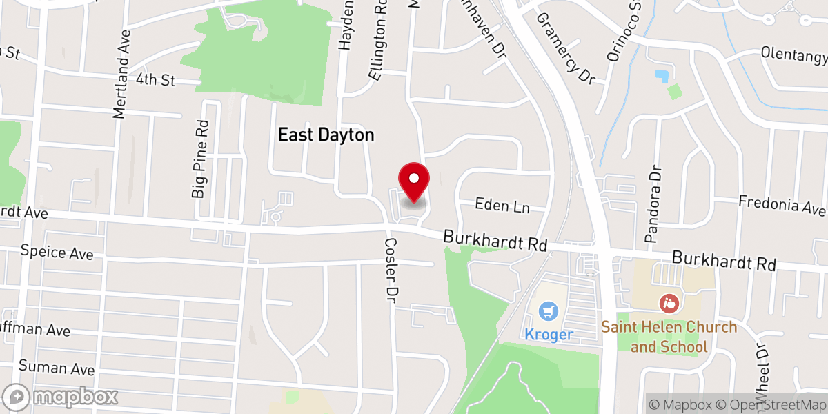 Map showing location of Community Methodist Church Riverside