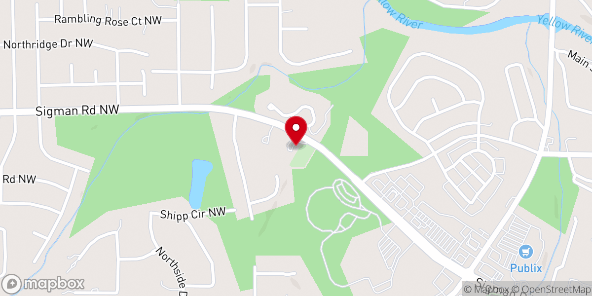 Map showing location of Way of the Cross Baptist Church