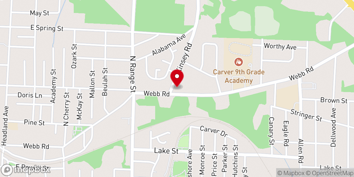Map showing location of Mt Olive Seventh Day Adventist