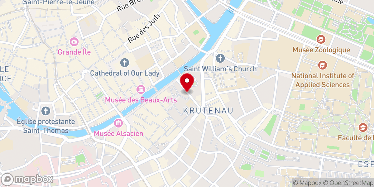 Map showing location of Paroisse Sainte-Madeleine
