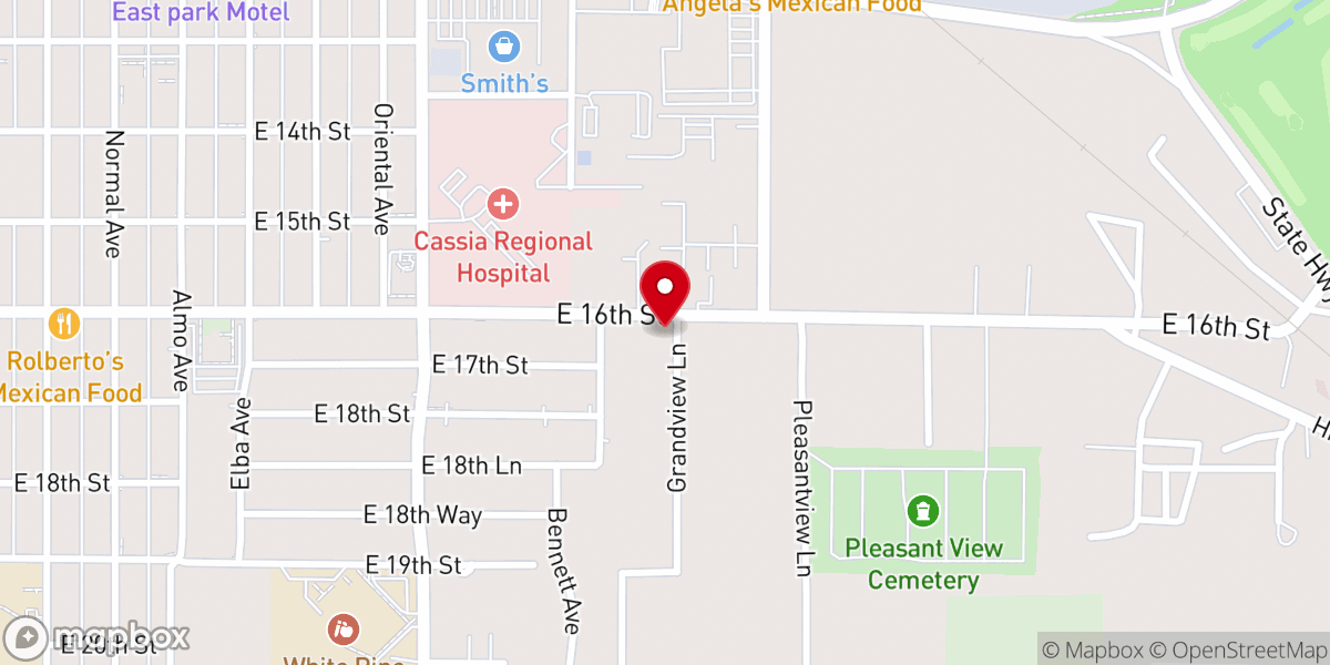 Map showing location of Peace Fellowship