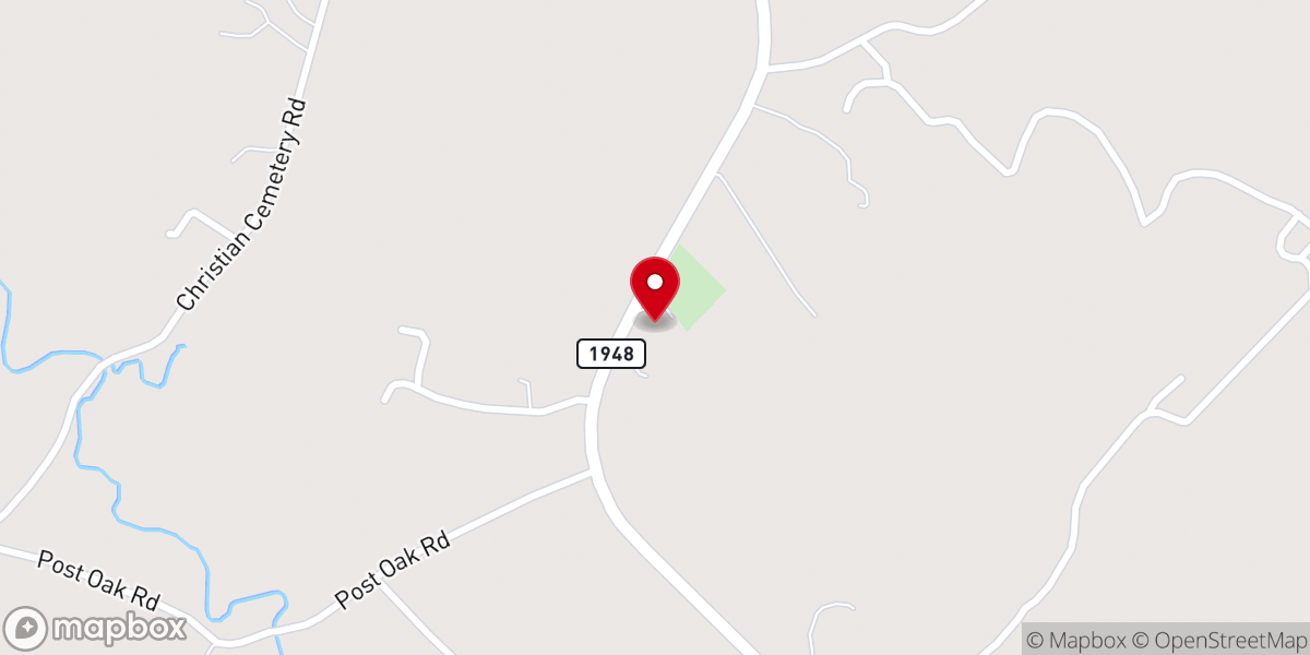 Map showing location of St Paul Lutheran Church