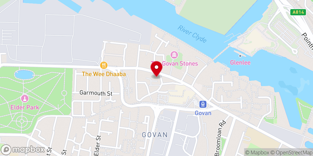 Map showing location of St Anthony's RC Church