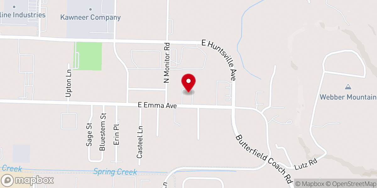 Map showing location of Revival Tabernacle Church