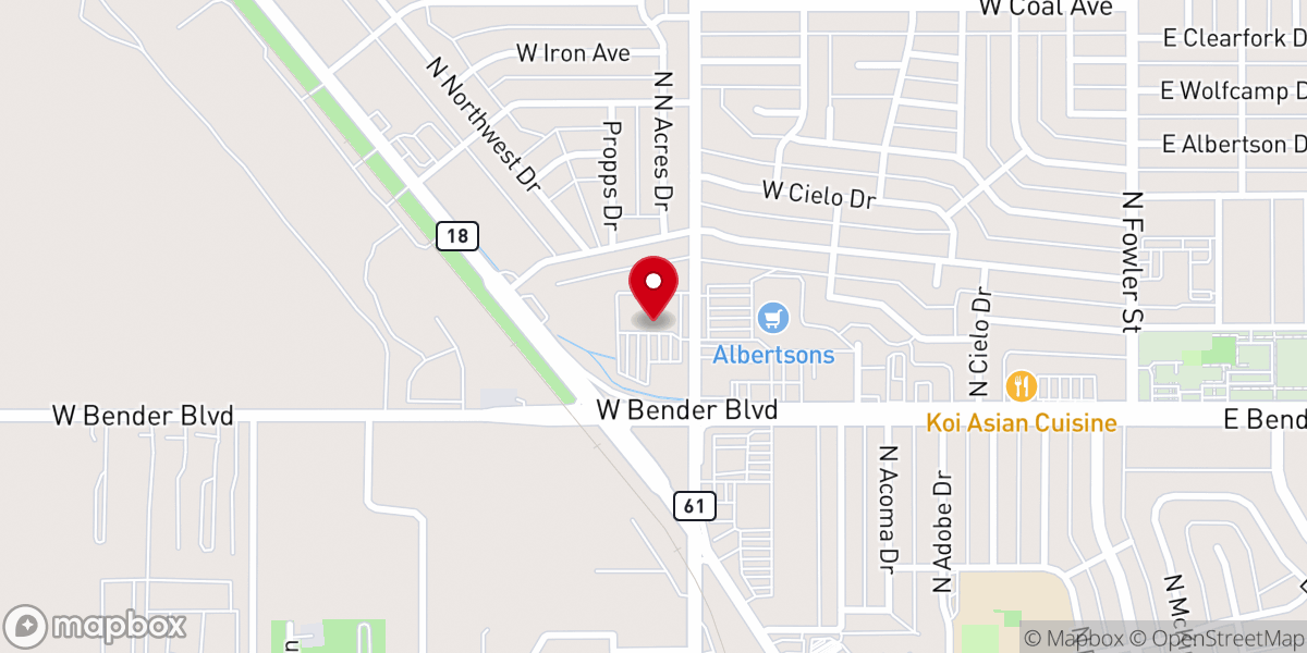 Map showing location of Freedom Church