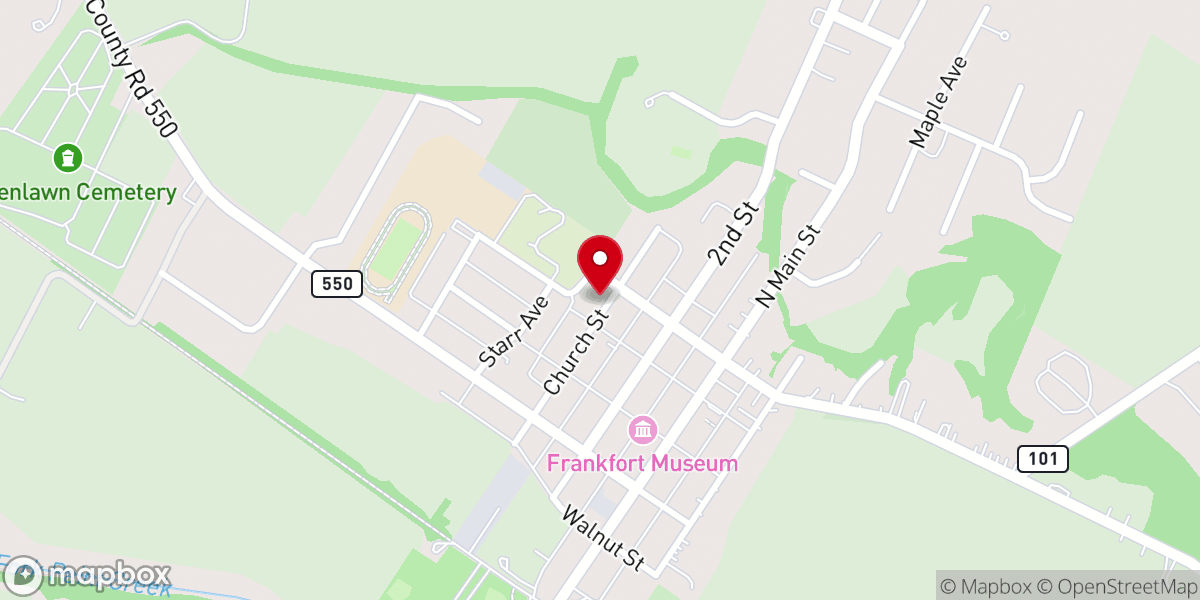Map showing location of Maxwell Taylor