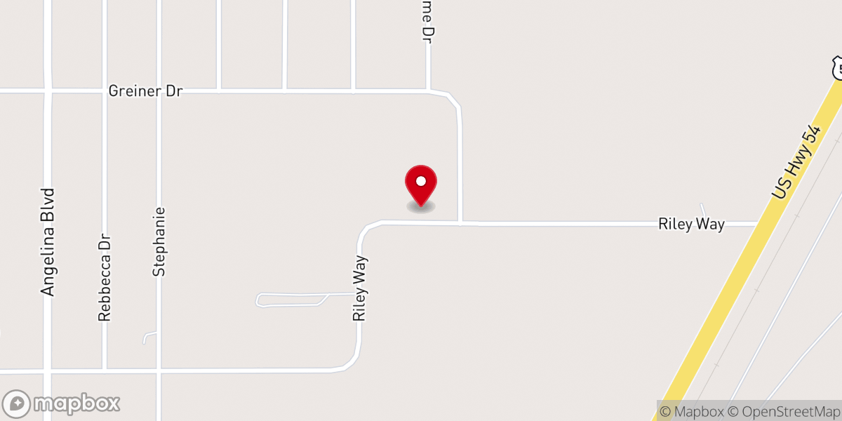 Map showing location of Iglesia Agua de Vida