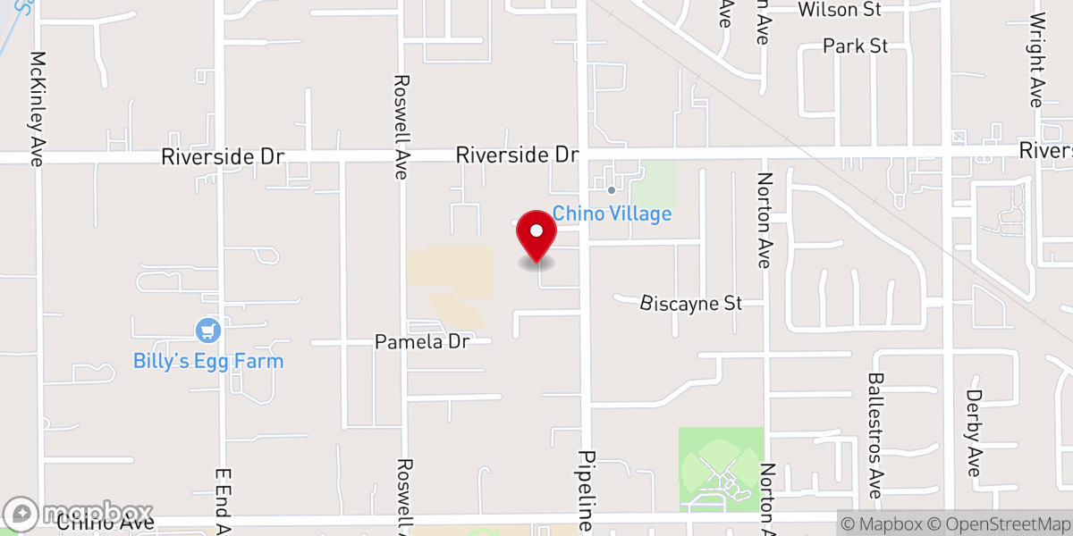 Map showing location of Cornerstone Community Church