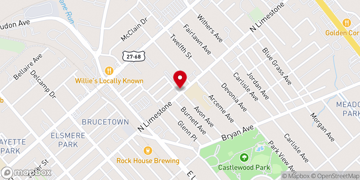 Map showing location of Rivers Church