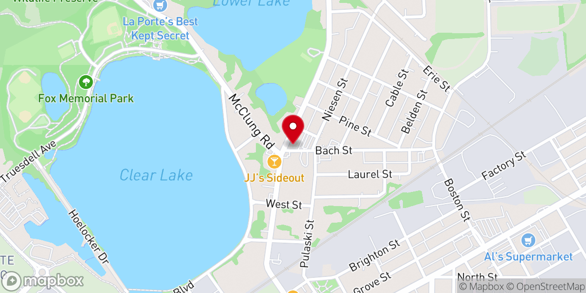 Map showing location of Outreach Center Church