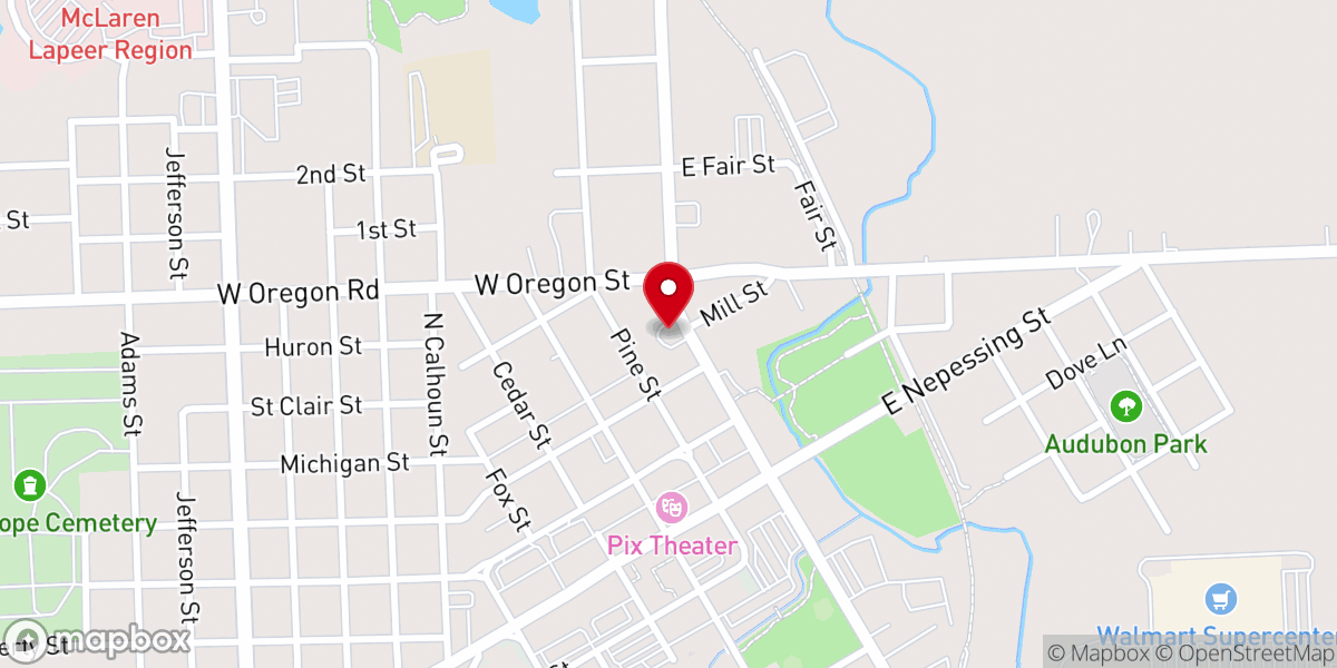 Map showing location of The Rising Christian Church