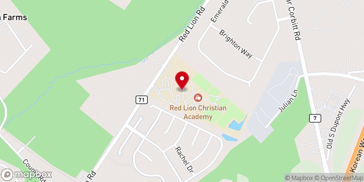 Map showing location of Hope Community Seventh Day Adventist Church