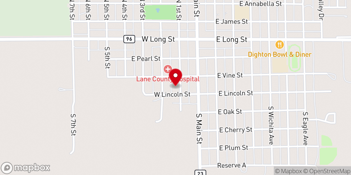 Map showing location of Saint Theresa Catholic Church Hall