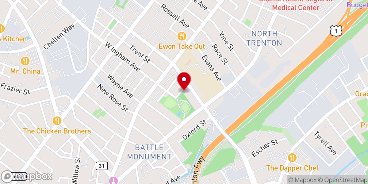 Map showing location of New Kingdom Family Worship Ministry