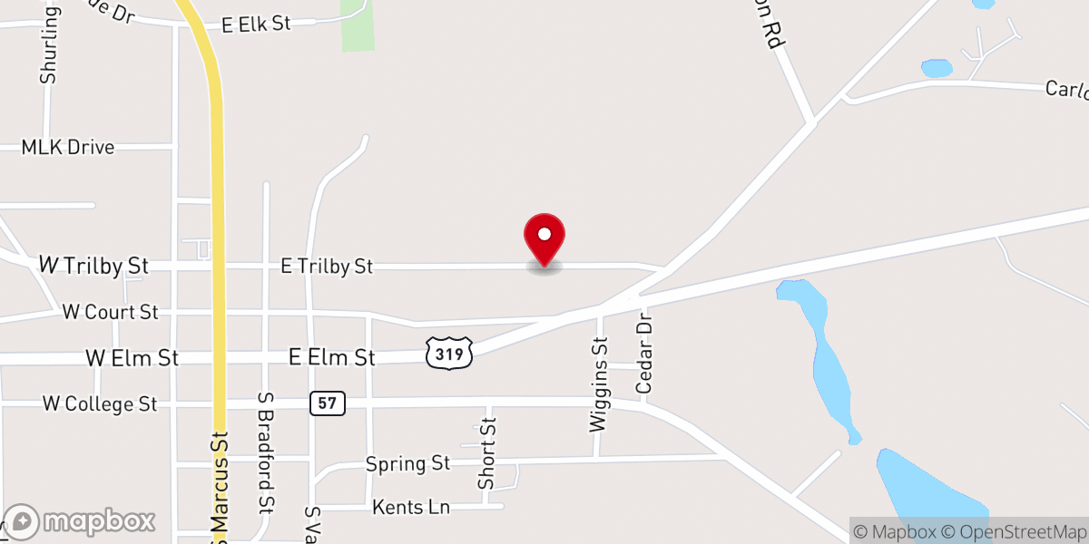 Map showing location of China Temple Holiness Church