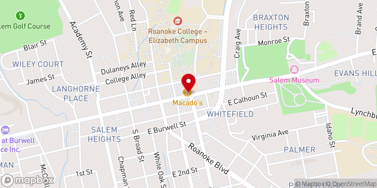 Map showing location of Church of christ