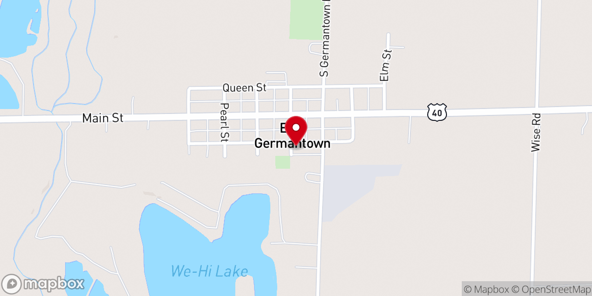 Map showing location of Grace Covenant Church