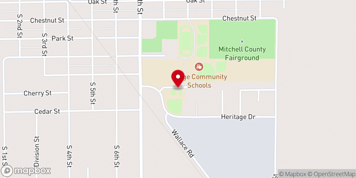 Map showing location of Faith Home Assisted Living