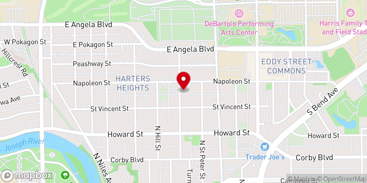 Map showing location of Greater Holy Temple Church of God in Christ