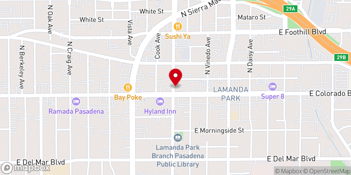 Map showing location of World Mission Society Church of God Bible Study Center