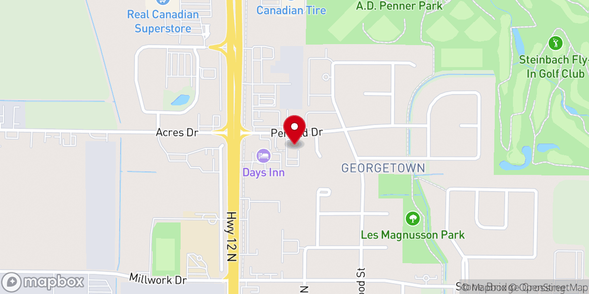 Map showing location of Kingdom Home Building Inc