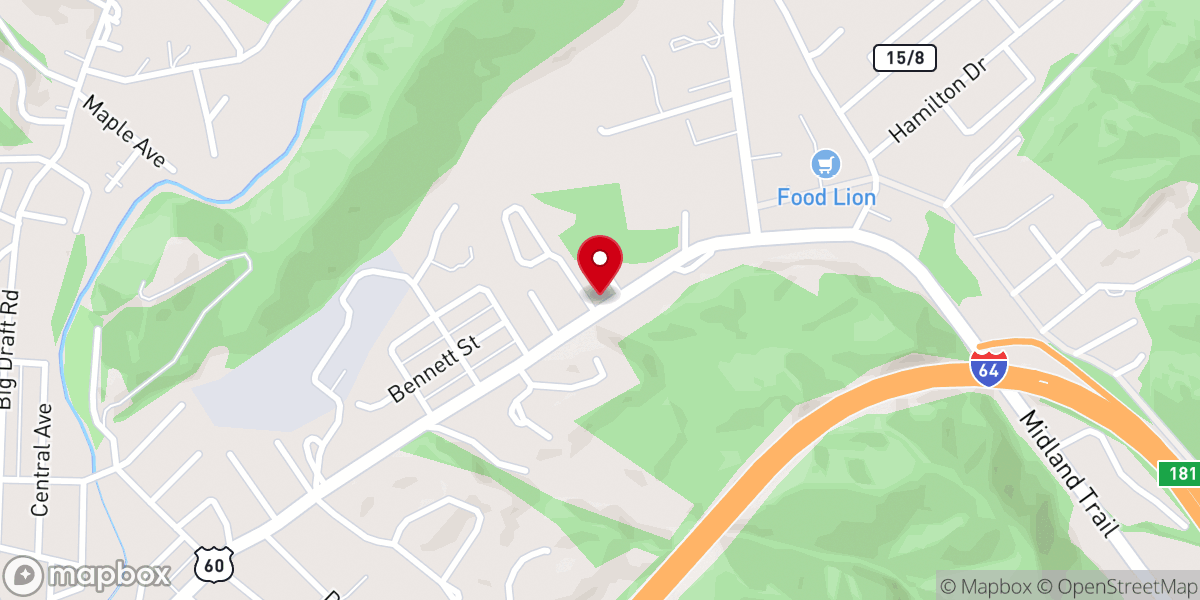 Map showing location of Advanced Signs & Graphics Shop