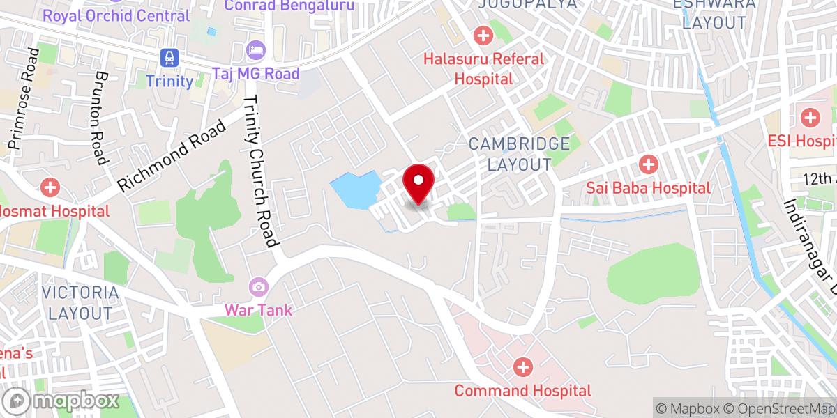 Map showing location of Jehovah Nissi Pentecostal Church