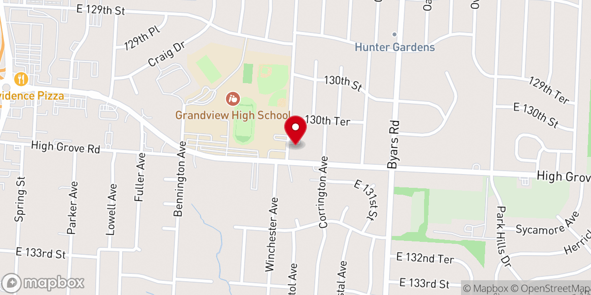 Map showing location of Greater Faith World Outreach Ministry Inc.