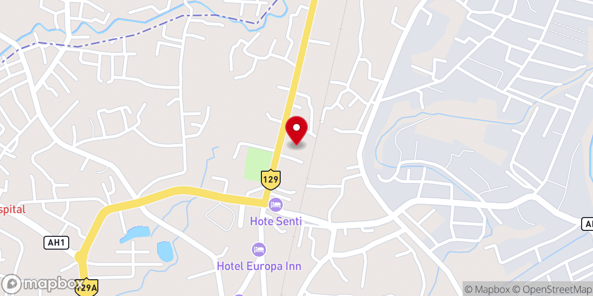 Map showing location of Kuki Christian Church