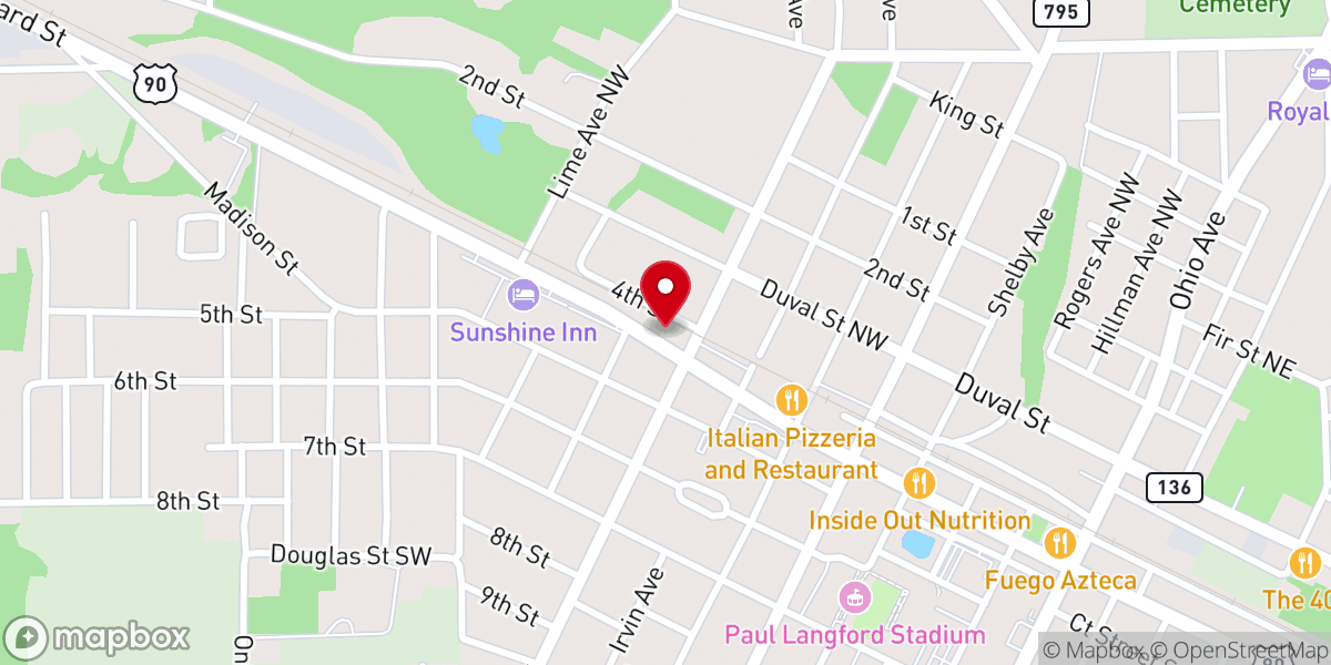 Map showing location of Vida en Jesús