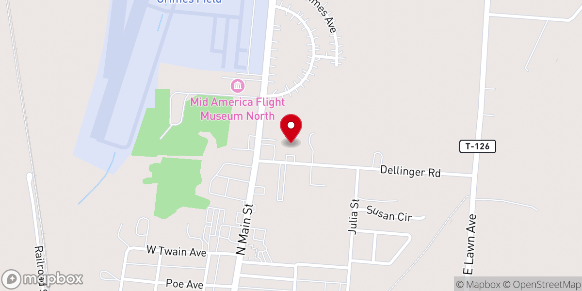 Map showing location of Stepping Stones Outreach Ministries