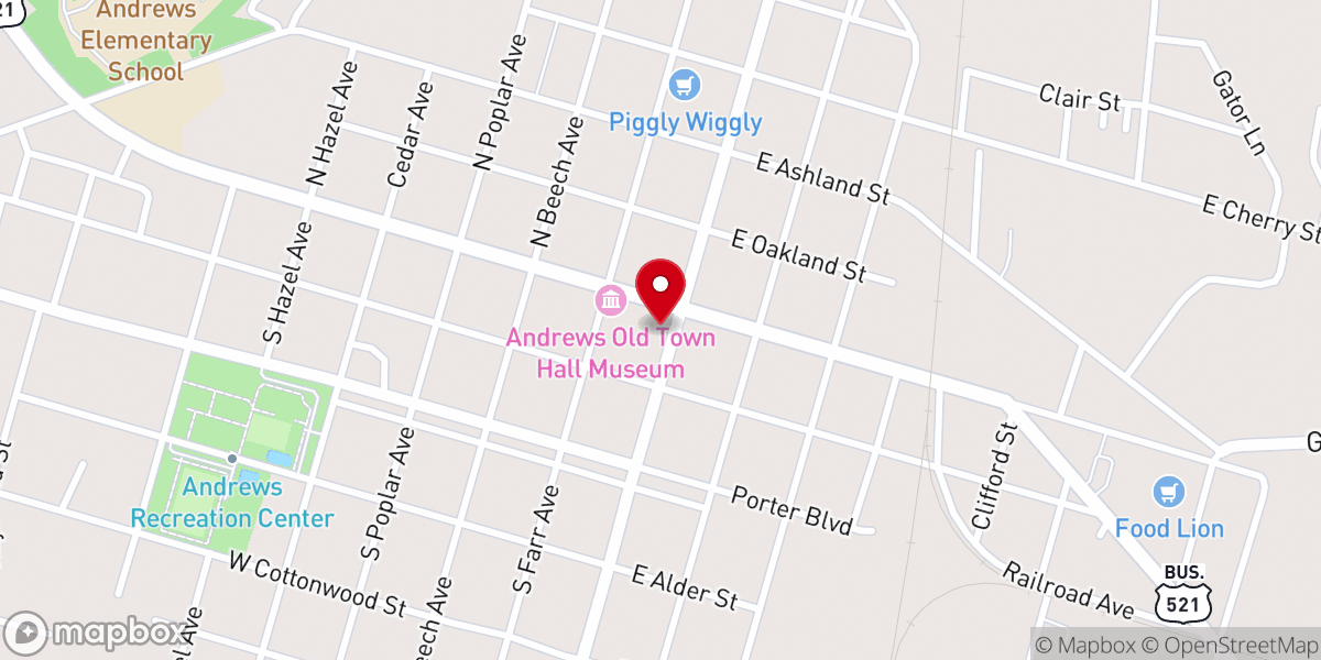 Map showing location of Iglesia Nueva Vida