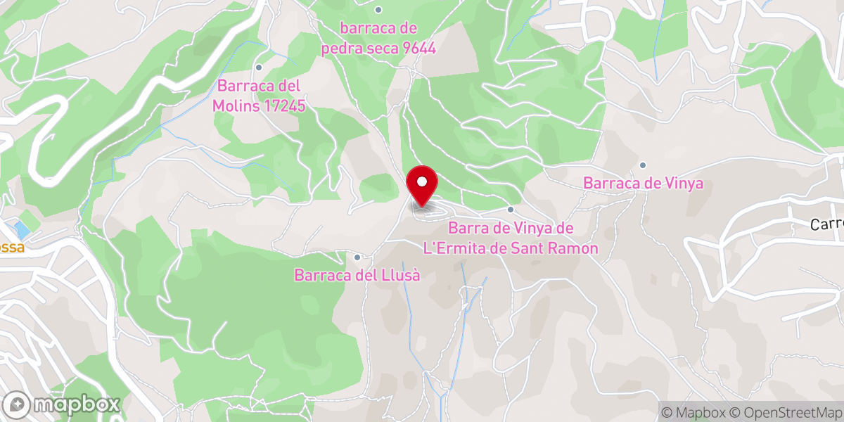 Map showing location of Ermita de San Ramón