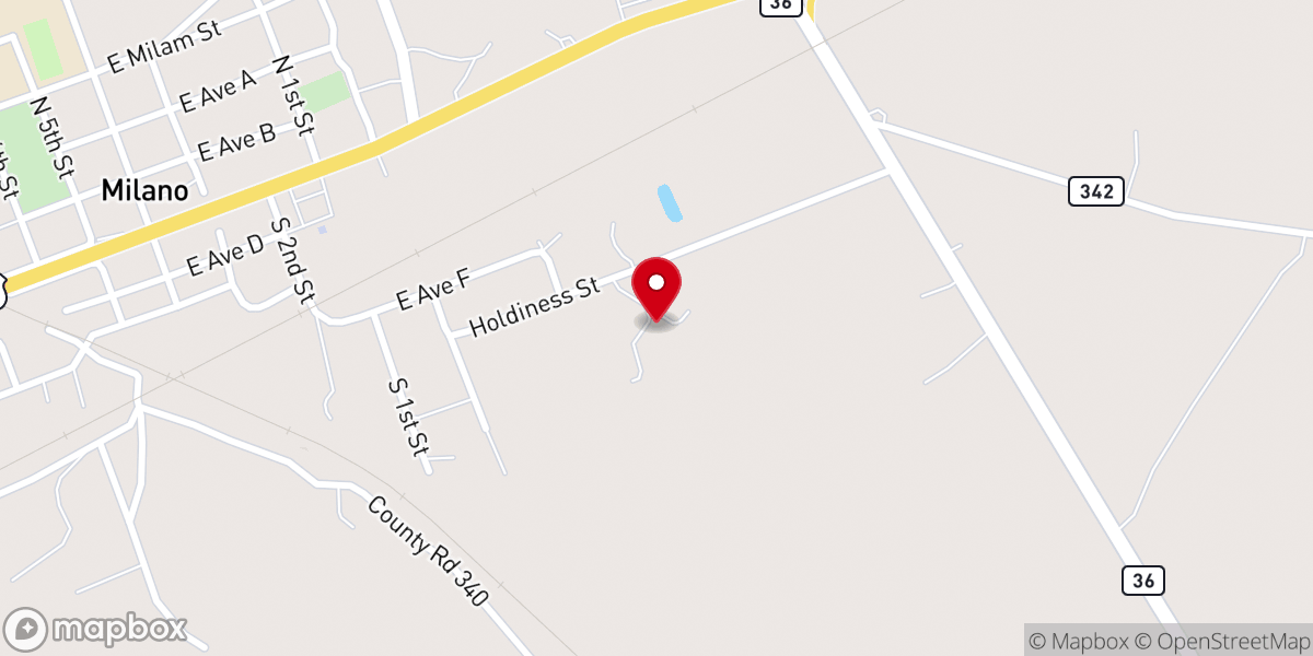 Map showing location of The Barn Church of Milano