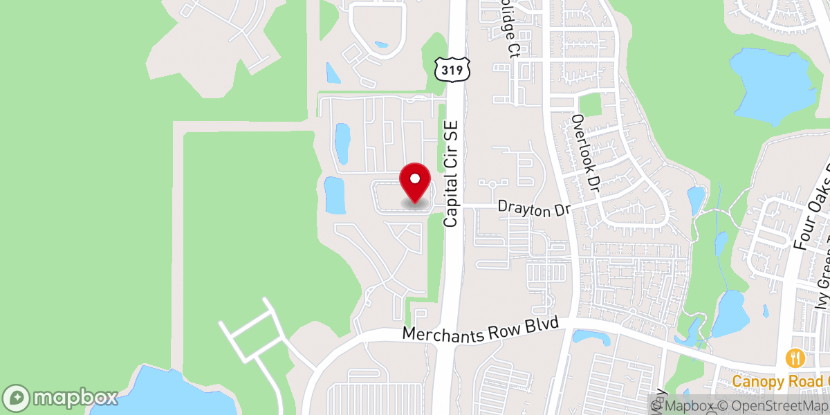 Map showing location of Saint John Paul II Catholic Church
