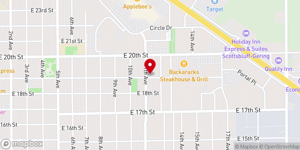 Map showing location of Iglesia adventista del septimo dia hispana