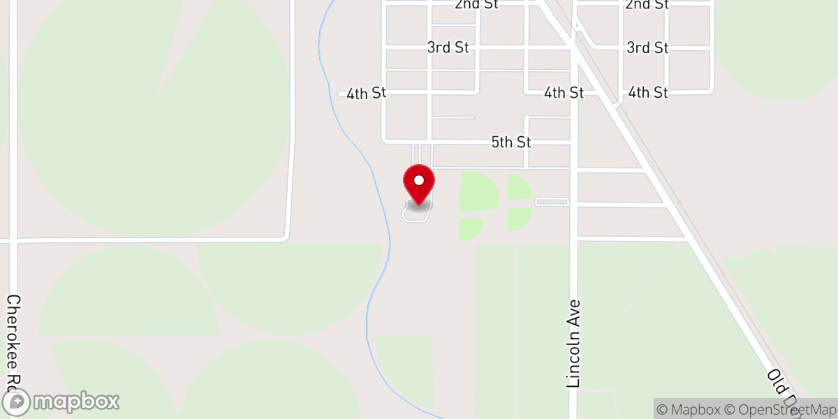 Map showing location of Immaculate Conception Catholic Church