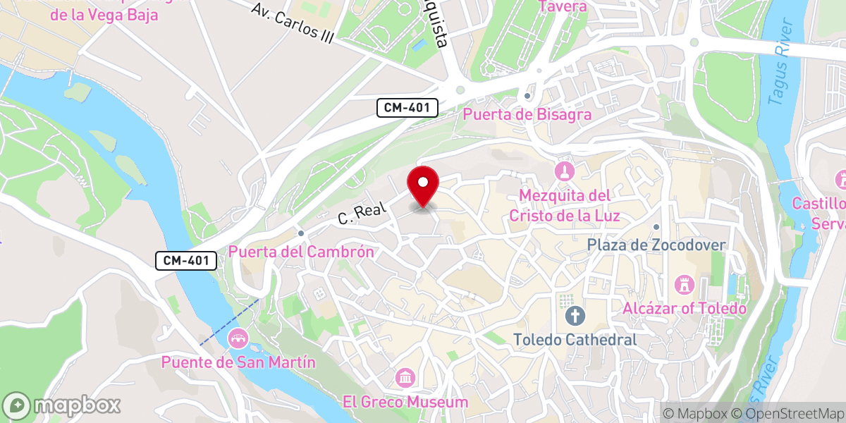 Map showing location of Parroquia de Santa Leocadia