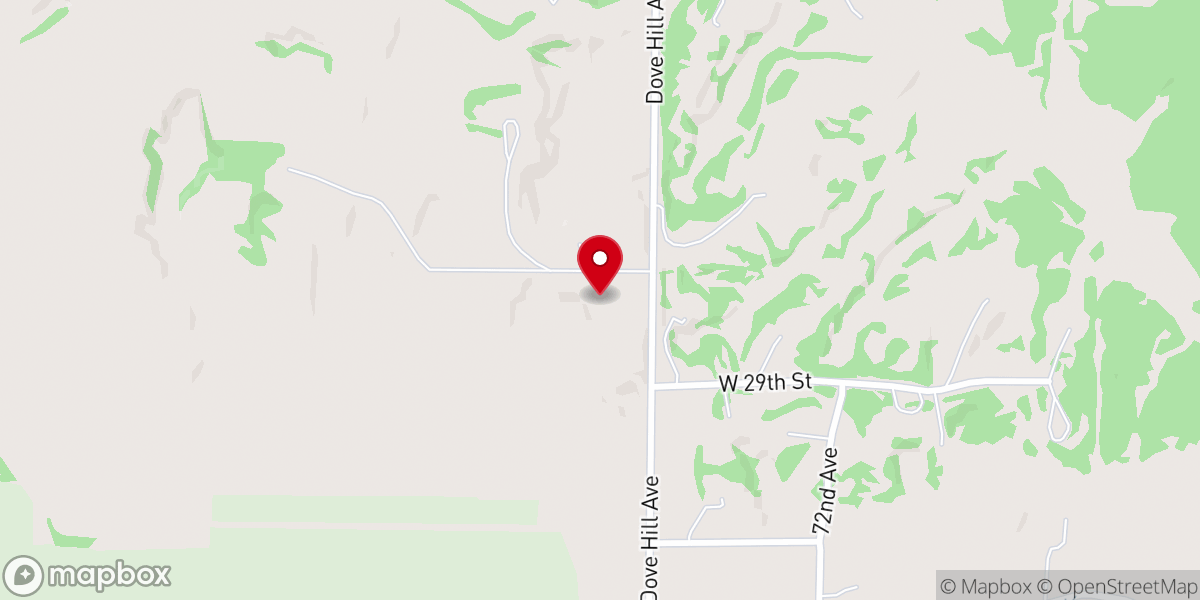 Map showing location of Spirit of Life Open Bible Church