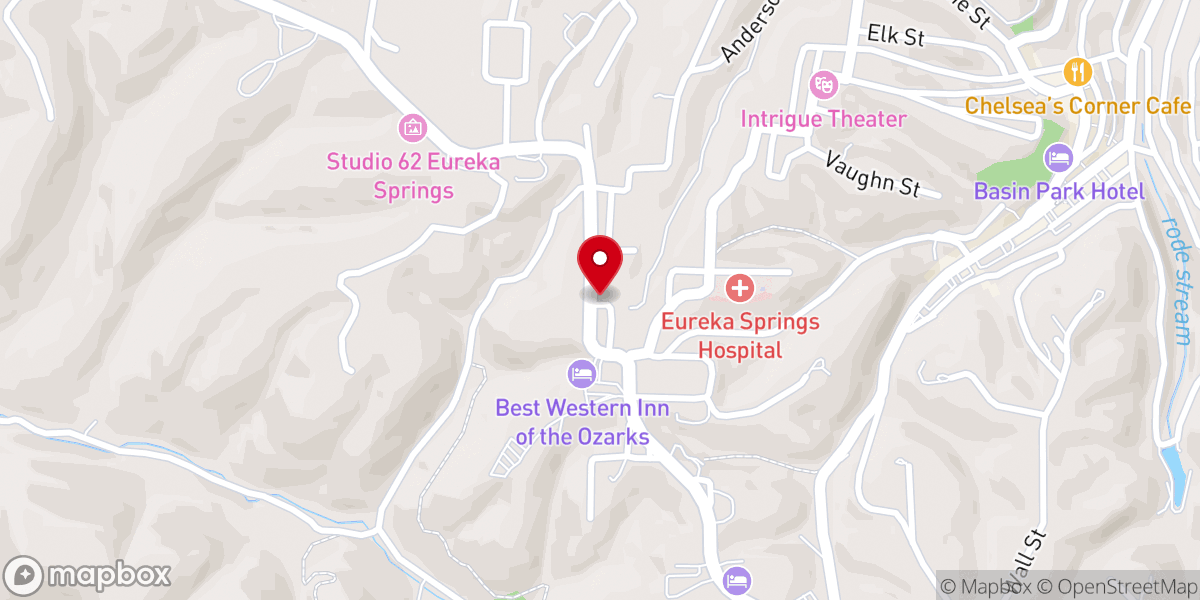 Map showing location of Gravel Bar at Wanderoo Lodge