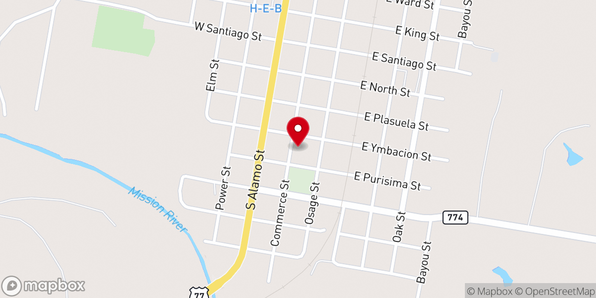 Map showing location of Good Samaritan Ministries