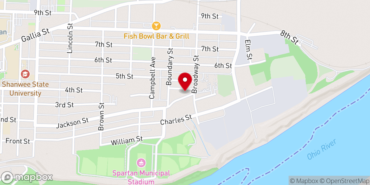 Map showing location of Apostolic Gospel Church