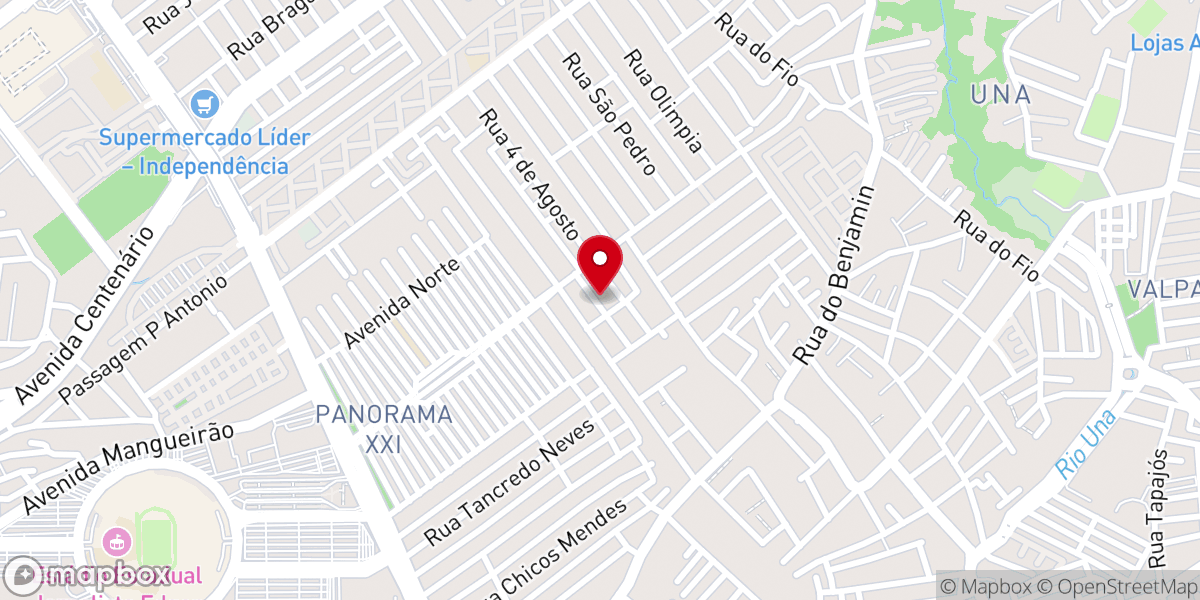 Map showing location of Igreja Evangélica Assembleia de Deus Panorama XXI
