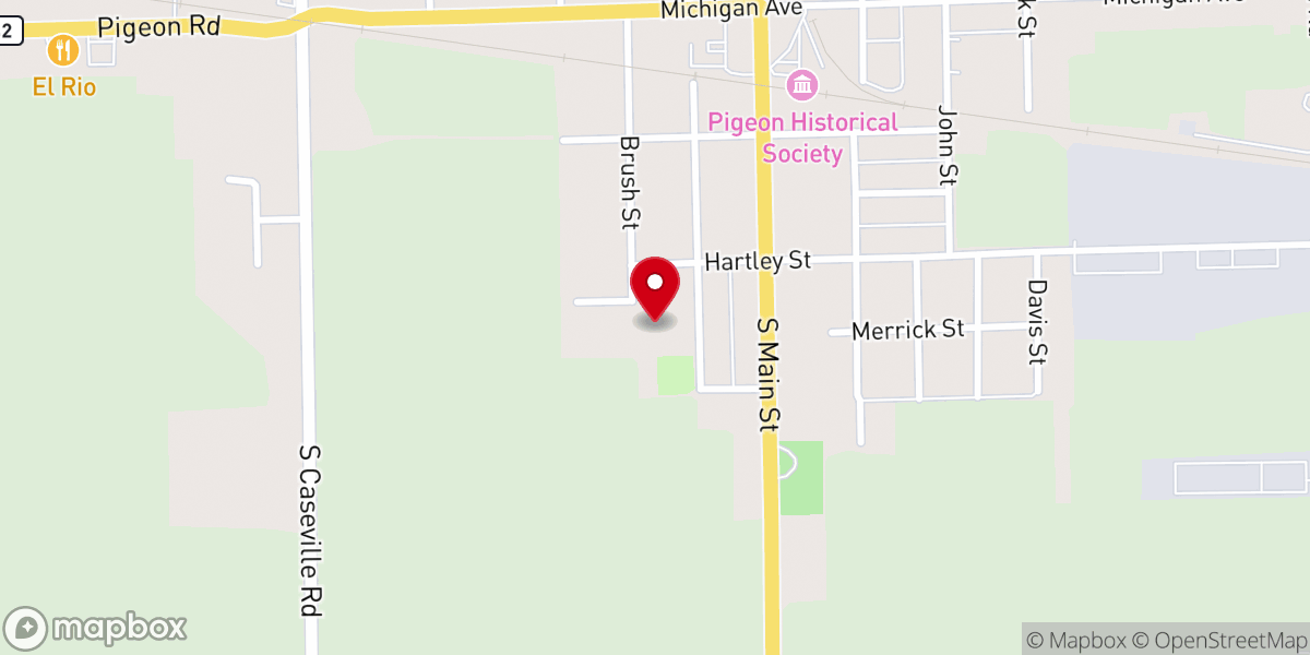 Map showing location of Cross Lutheran Church