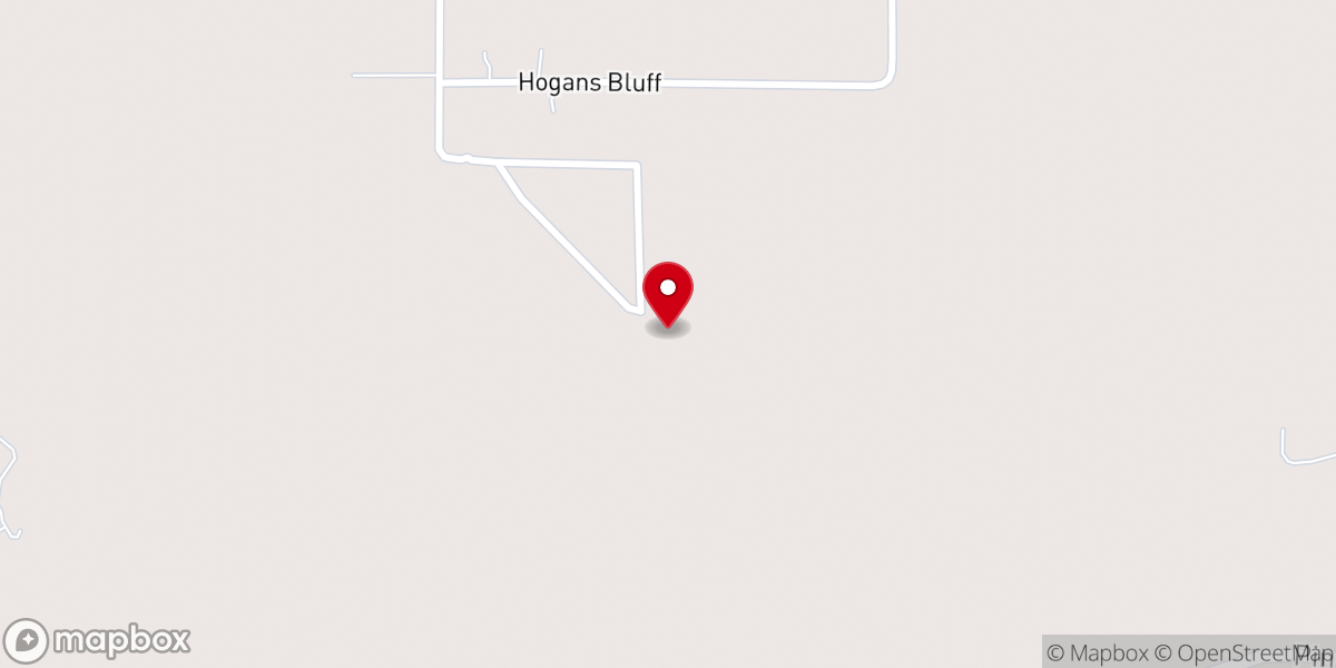 Map showing location of Cowboy Church in the Camp