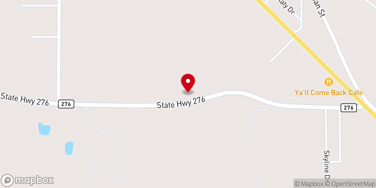 Map showing location of Miracle Faith Baptist Church