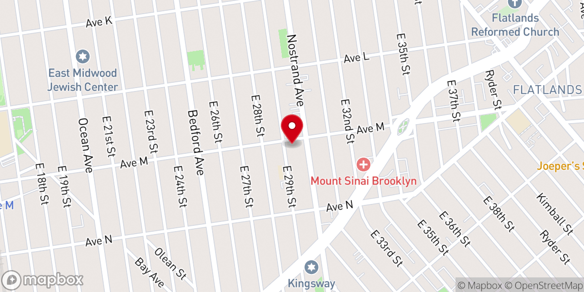 Map showing location of Church of the Epiphany